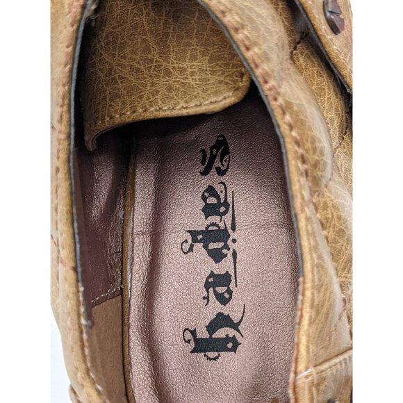 Hades Icon Steampunk Oxford Womens 6 Slip On Low Heel Urban Goth Renaissance - Picture 7 of 8